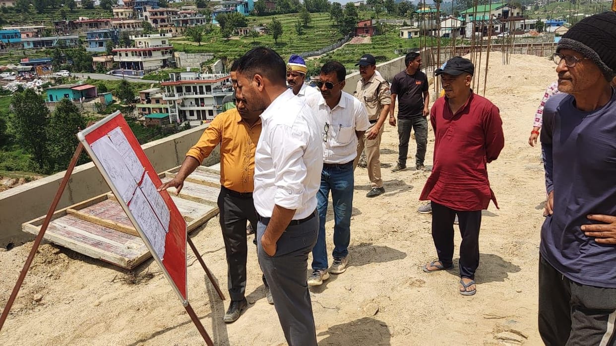 DM inspected the polytechnic building