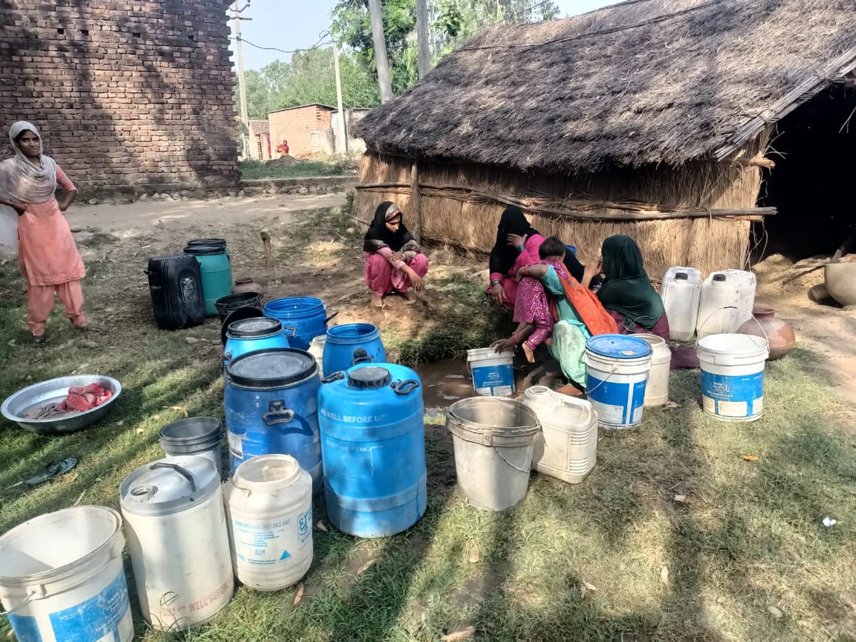 Outcry for water in Ghad area in scorching heat