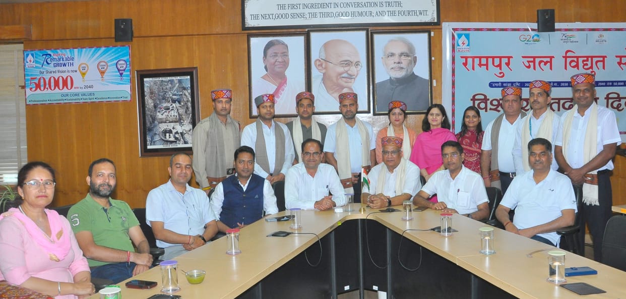 SJVN honored blood donors in rampur
