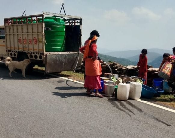 Less Water Supply in Almora