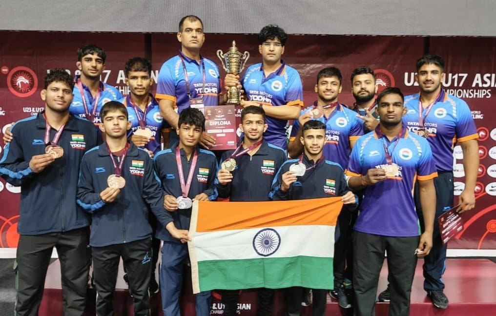 Asian Wrestling Championship: Indian team became runner-up in Under-17