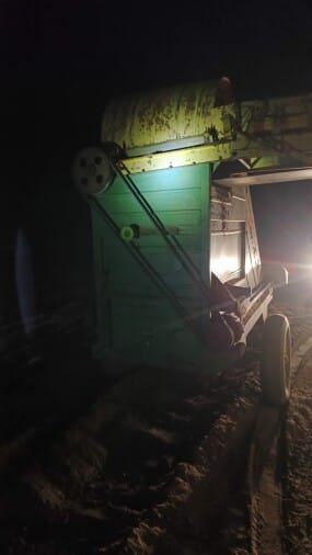 Illegal mining caught at night