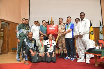 ITBP's 43rd Corps won the badminton competition