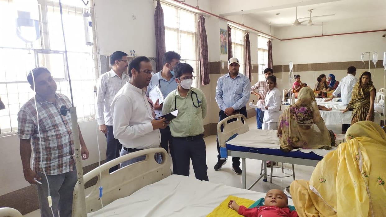 Outside medicine prescribed to patients in child ward, city magistrate angry