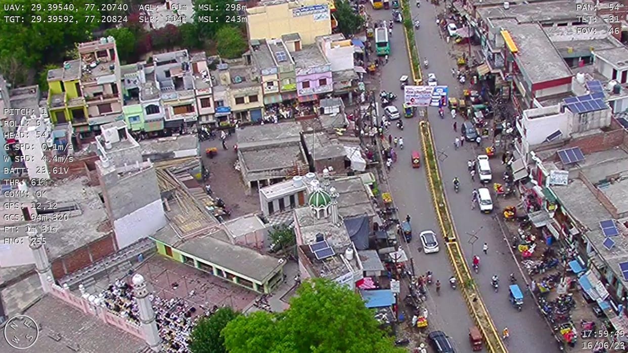 Security tested by drones for Eid-ul-Azha and Kanwar Yatra