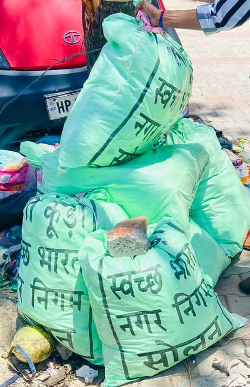 Now sweepers will pick up wet and dry garbage with PP bags