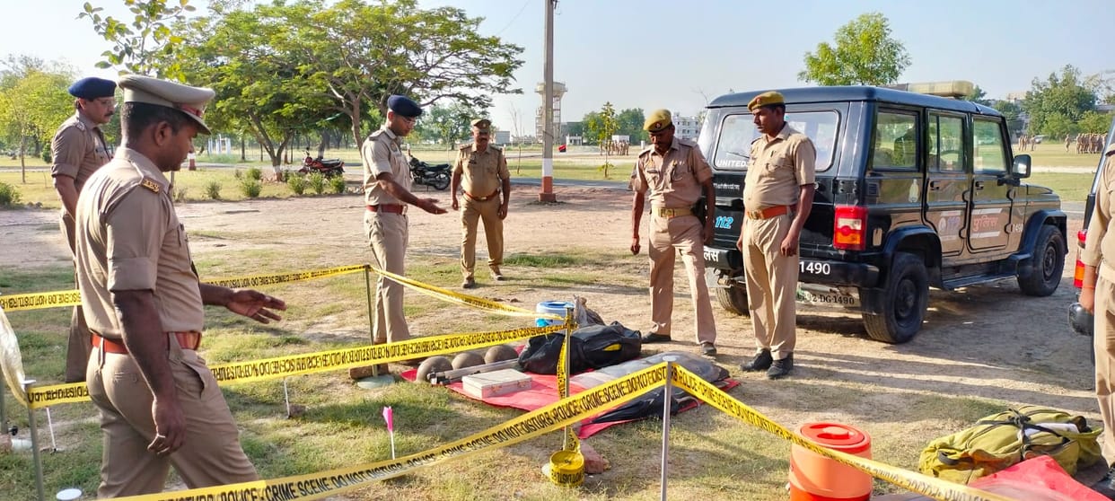 Santakbirnagar SP made police personnel run
