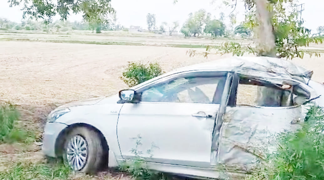 Former BJP state president Subhash Barala's son's car damaged, escapes safely