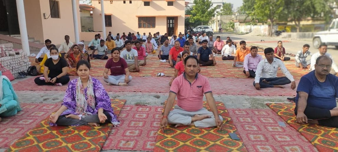 Mantra given to stay healthy by doing yoga