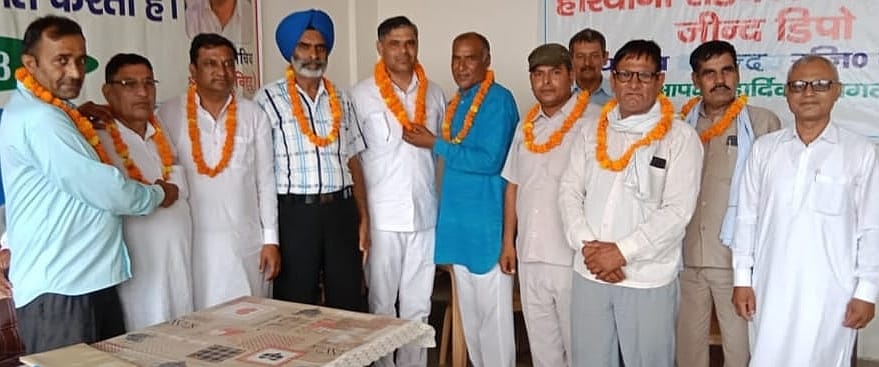 Sanjeev became the state head of Haryana Roadways Drivers Association