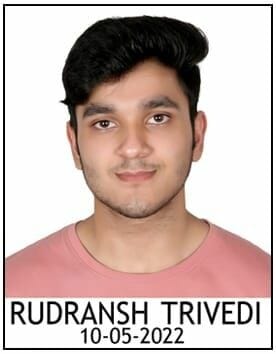 Rudransh topped in BSc Biology Semester I