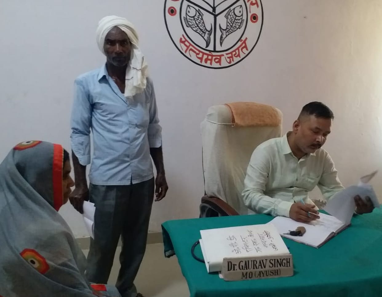 Patients of skin diseases and abdominal pain gathered in the Arogya Mela