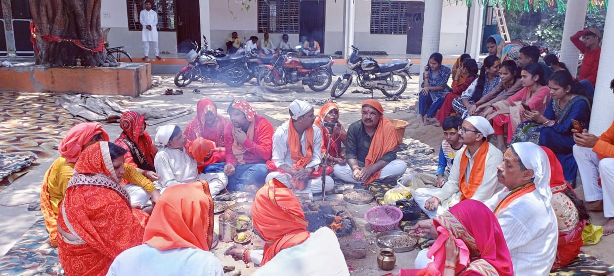 Shri Ram Katha ends with Yajna and Bhandare