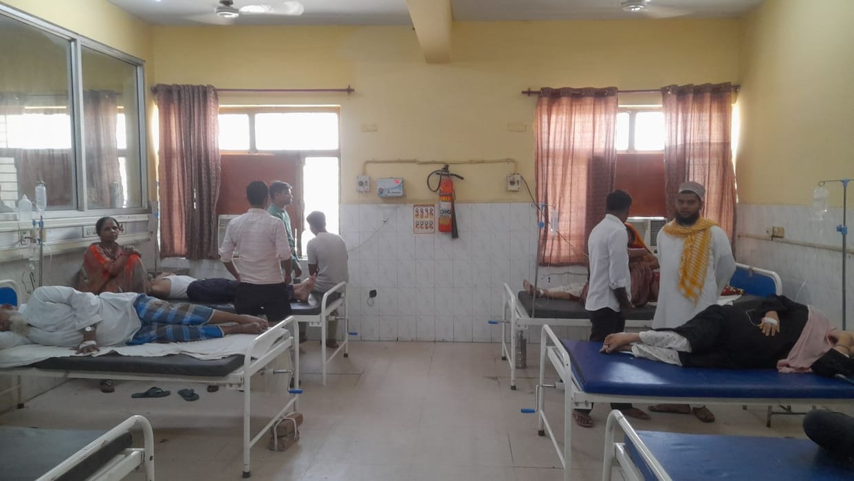 Diarrhea victims admitted