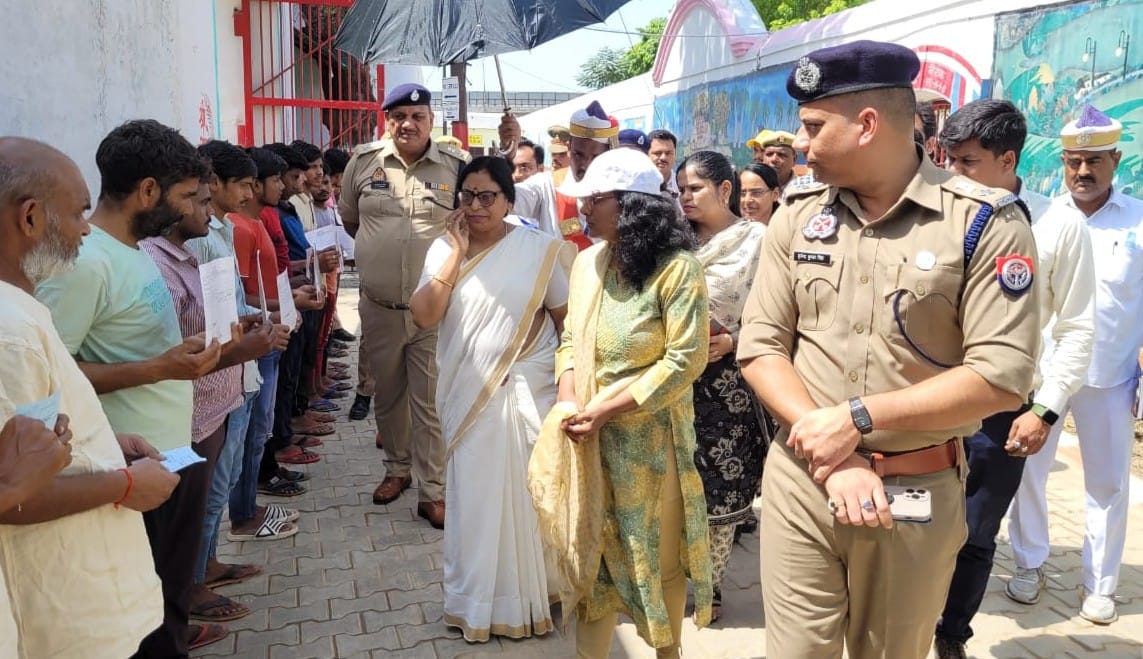 Officers inspected the District Jail