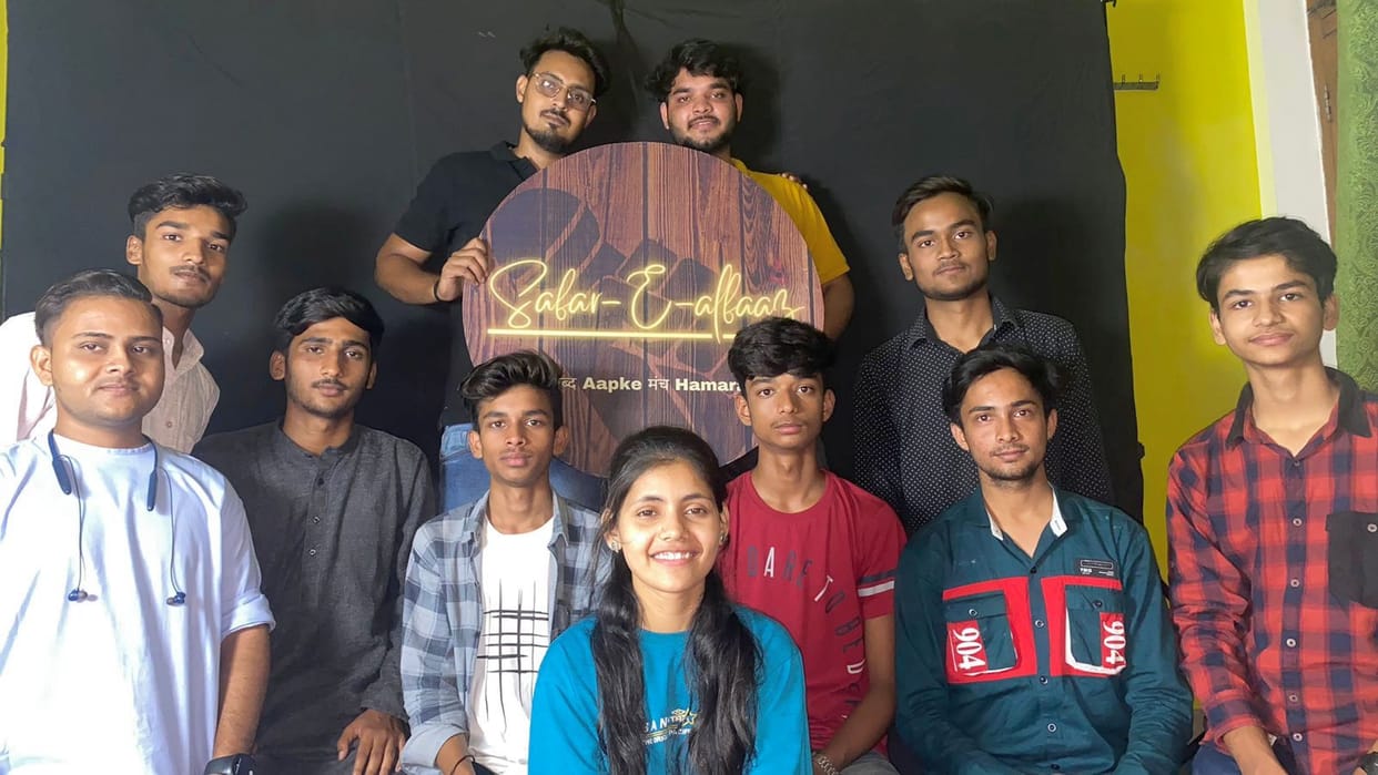Youth gave many presentations on open mic