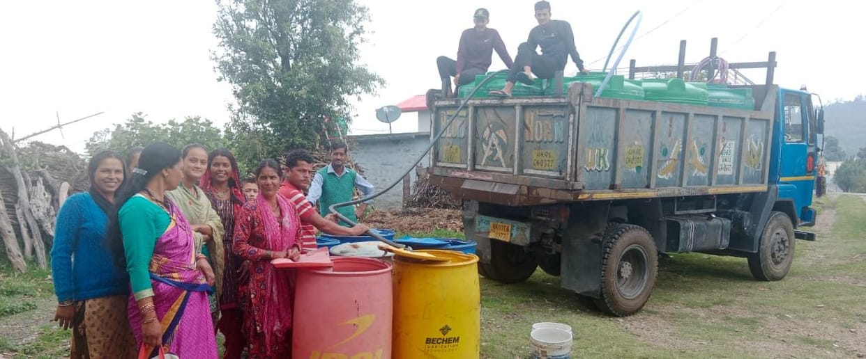Water Supply By Tanker in Almora