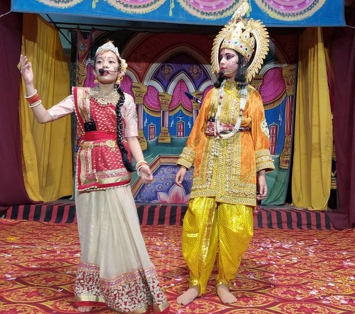 Child artistes of Ramlila enthralled the audience