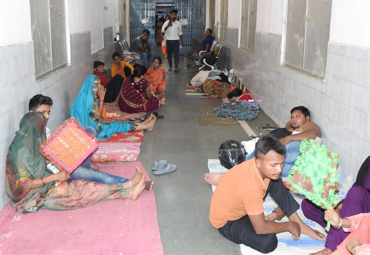Stopped wind speed, people woke up due to heat and humidity
