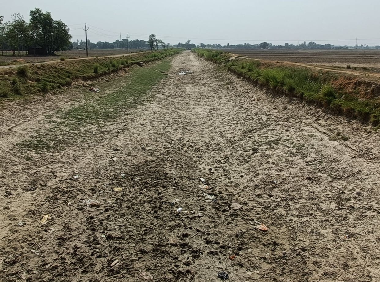 Saryu canal dry, worry on the forehead of farmers