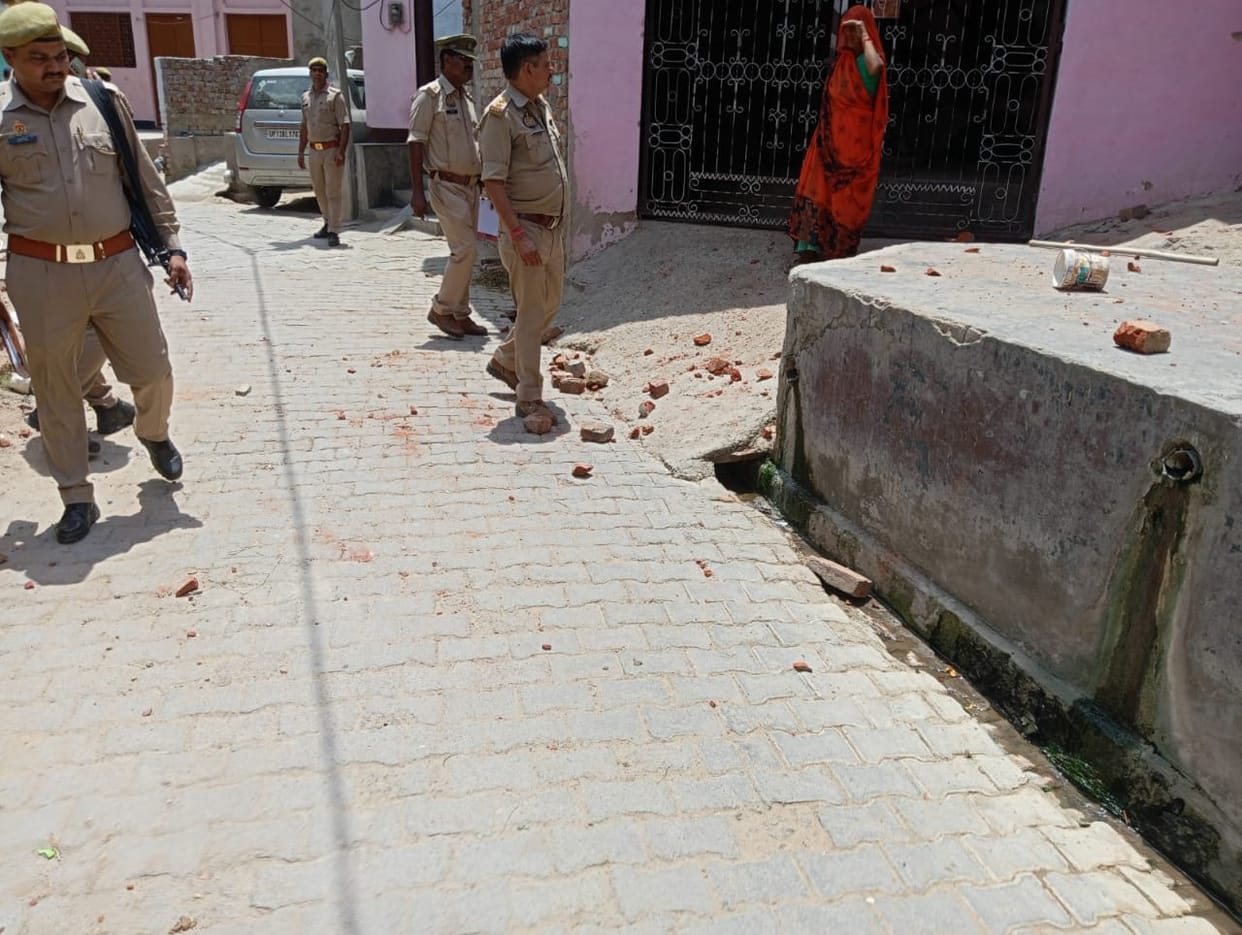 People of two communities clashed after beating the youth