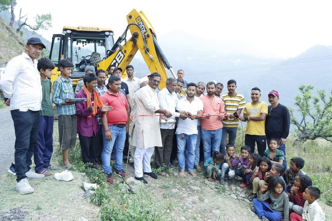 Matching work started from Seemant Tarkuli to Jauljibi Road