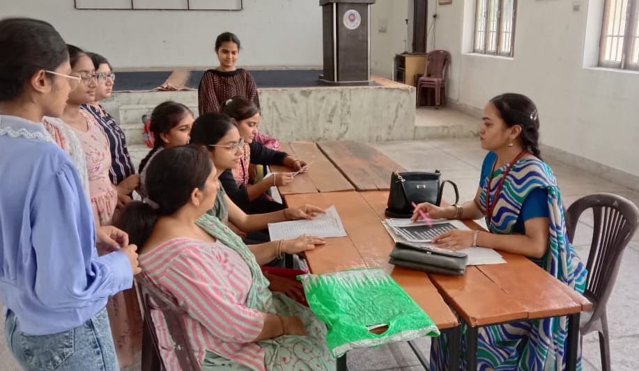 The portal gave a shock on the very first day, the students returned
