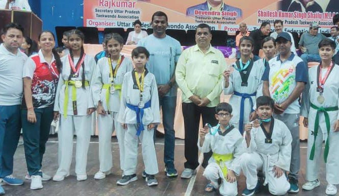 Taekwondo players won 14 medals
