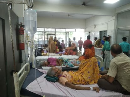 The medical college system collapsed due to the burden of patients