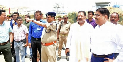 Police administration started preparations for the possible visit of Chief Minister