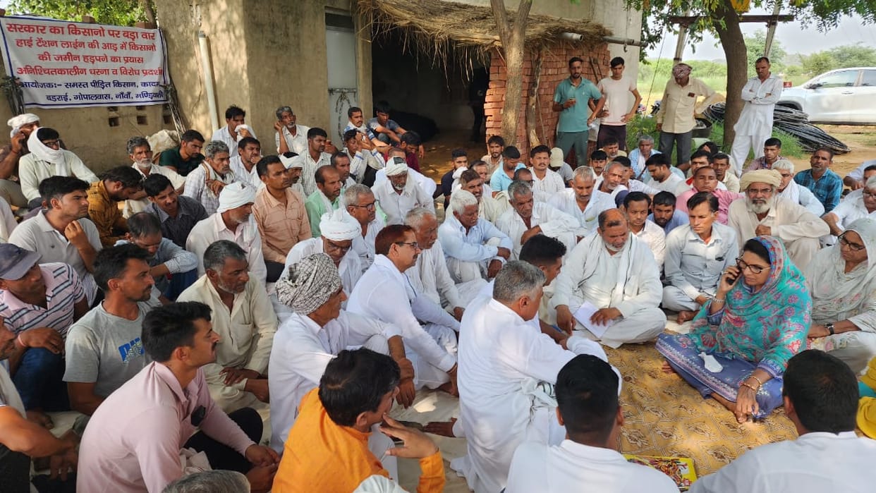Naina Chautala supported the demands of the farmers by reaching the protest site