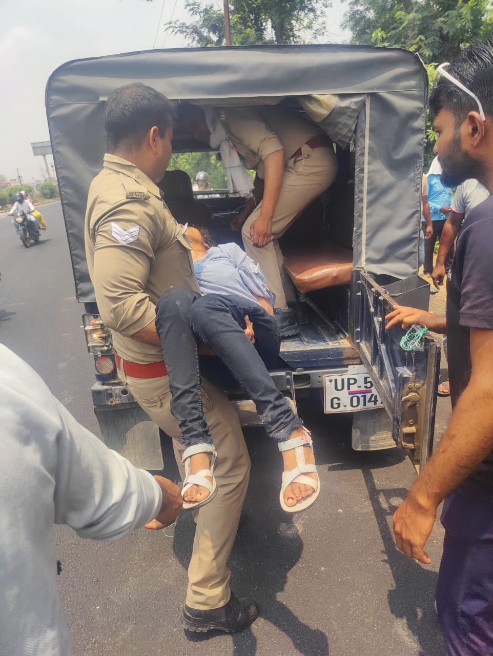 accident in injured