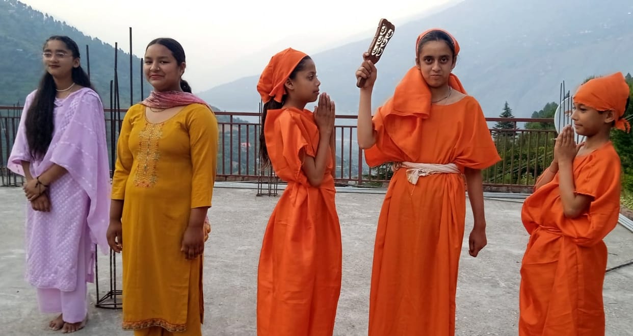Message of nation building given through drama in Byasanseri