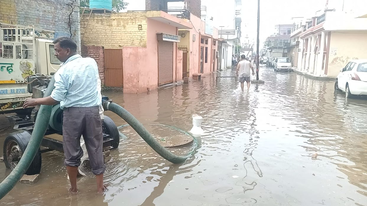 water entering houses