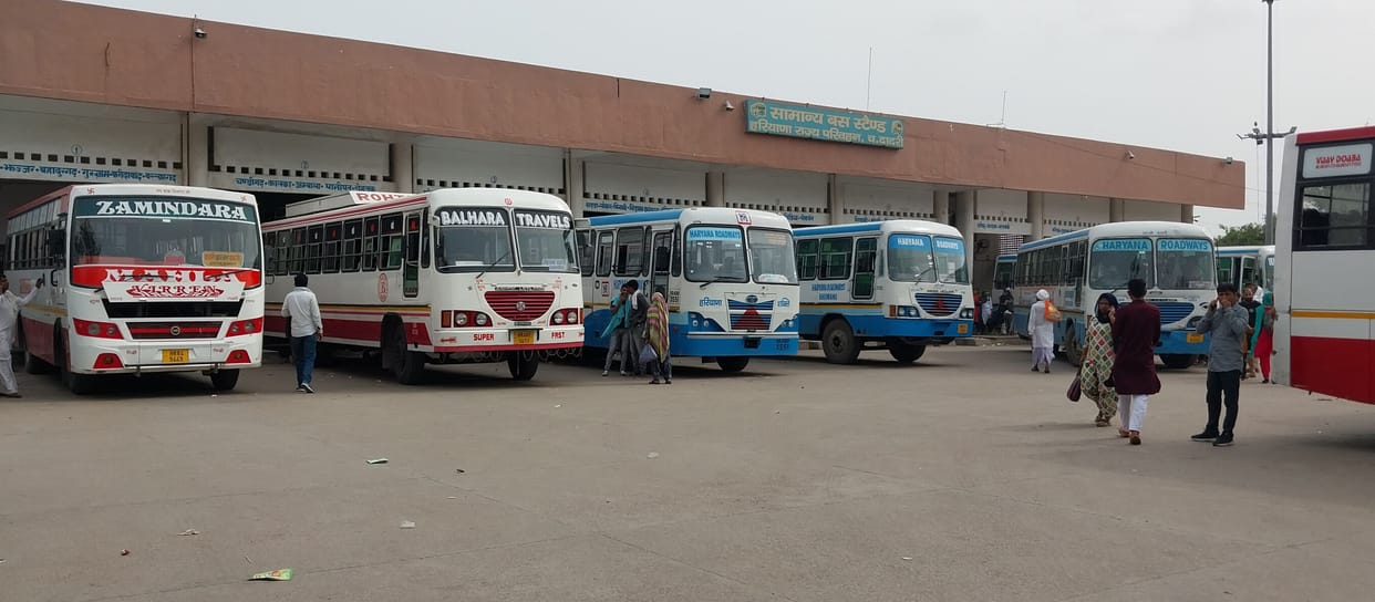 The department is ready to shift the bus stand but land is not available