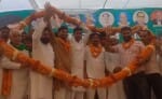 शाहपुर के गांव कसेरवा में कार्यकर्ता सम्मेलन में  मजलूम समाज पार्टी के राष्ट्रीय अध्यक्ष लियाकत