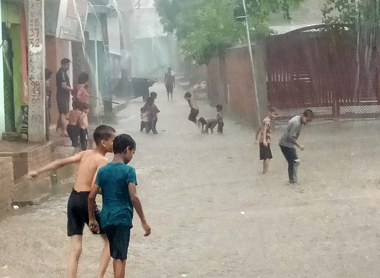 Megha rained in the district, relief from heat, 105.4 mm of rain