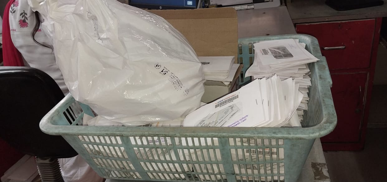 Negligence of postal department, heavy burden on unemployed