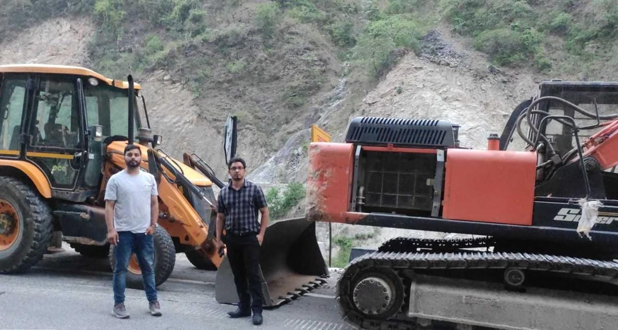 The administration also demolished the illegally constructed road