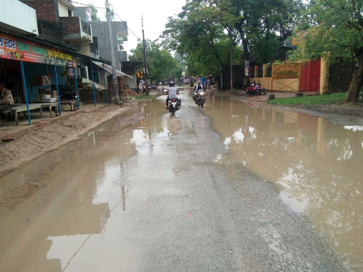Waterlogging in many areas