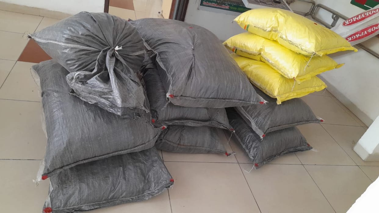 186 kg of dodapost recovered from the crashed car