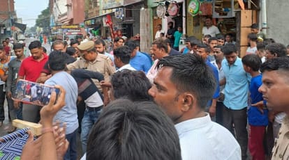 Cow died due to electrocution in electric pole, angry people created ruckus