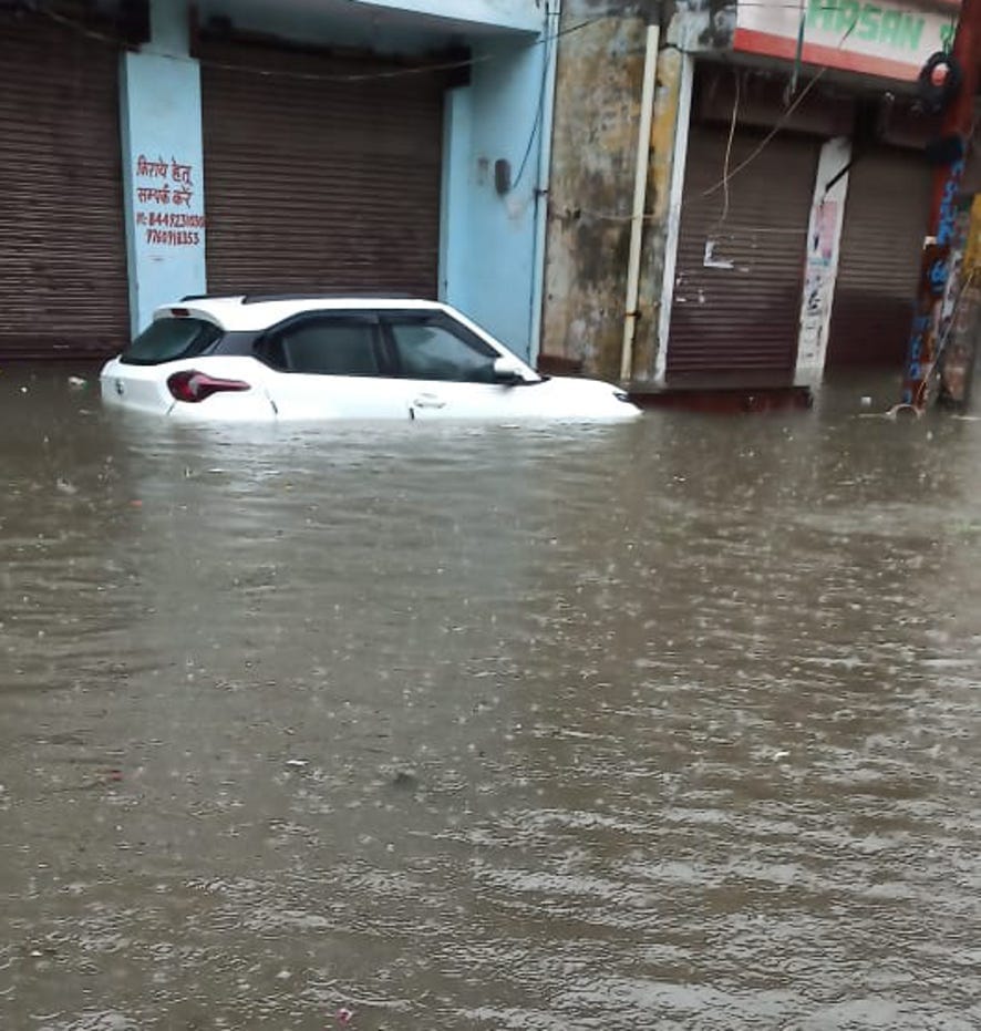 Water level of Malan river increased, area residents worried