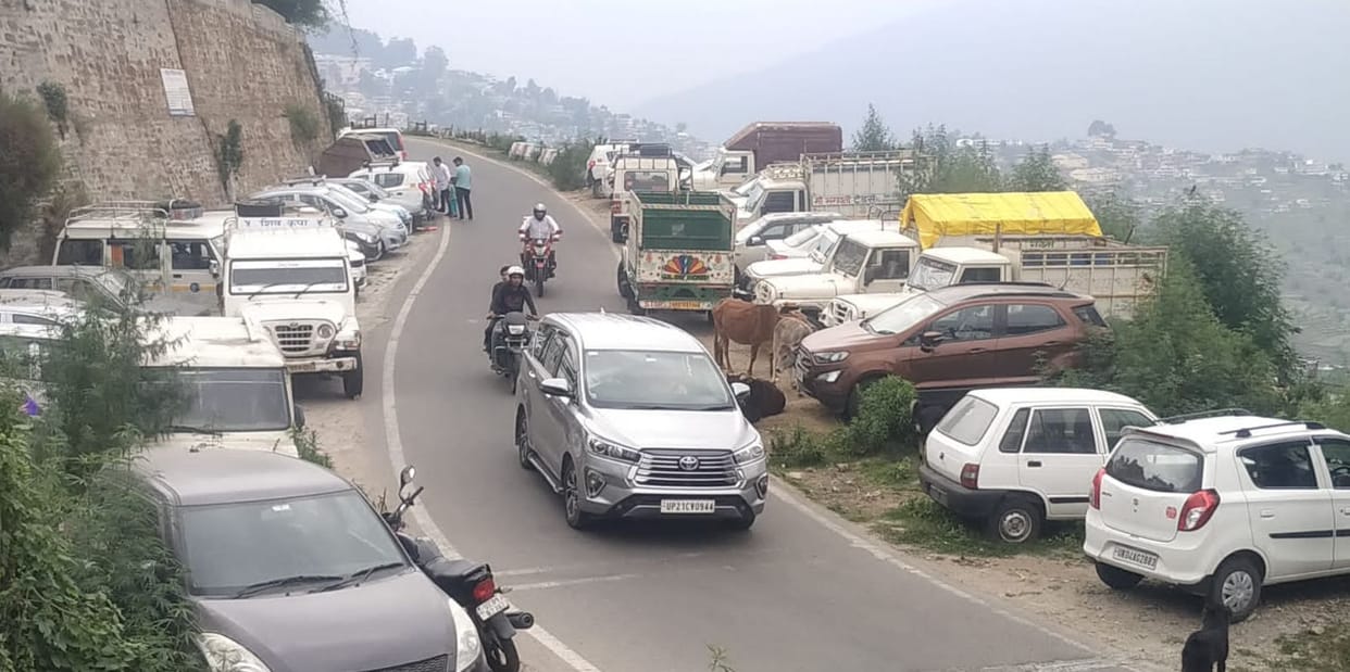 Less Space in Almora Parking