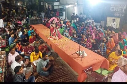 Sankirtan of Shyam Baba took place in Bilsi, devotees danced fiercely