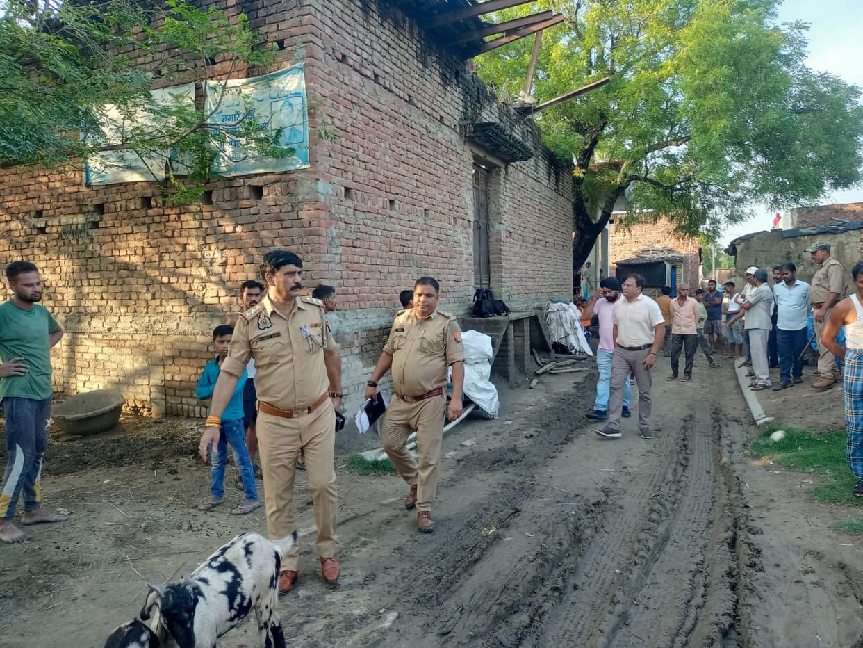 Police vigil increased in Allipur village on Bakrid
