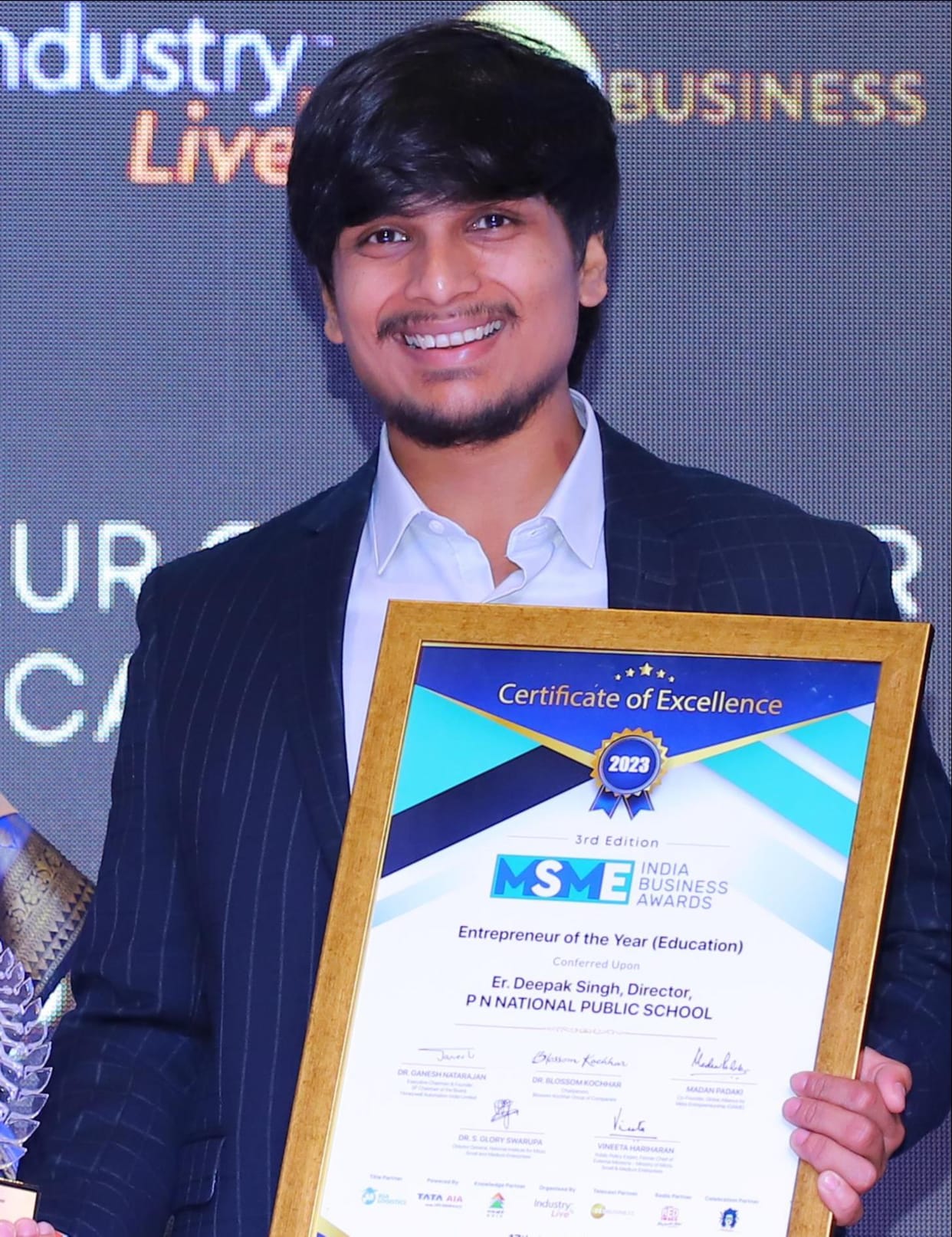 Deepak received the Entrepreneur of the Year Award