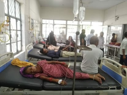 Patients suffering from viral fever, stomach infection and diarrhea patients increased