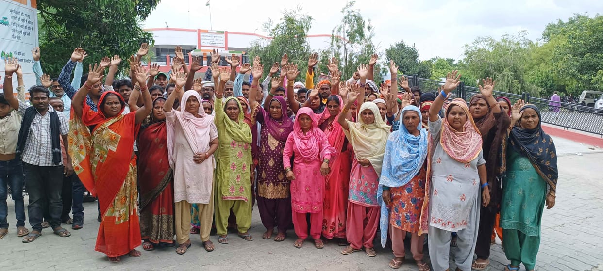 villagers protested due to low voltage