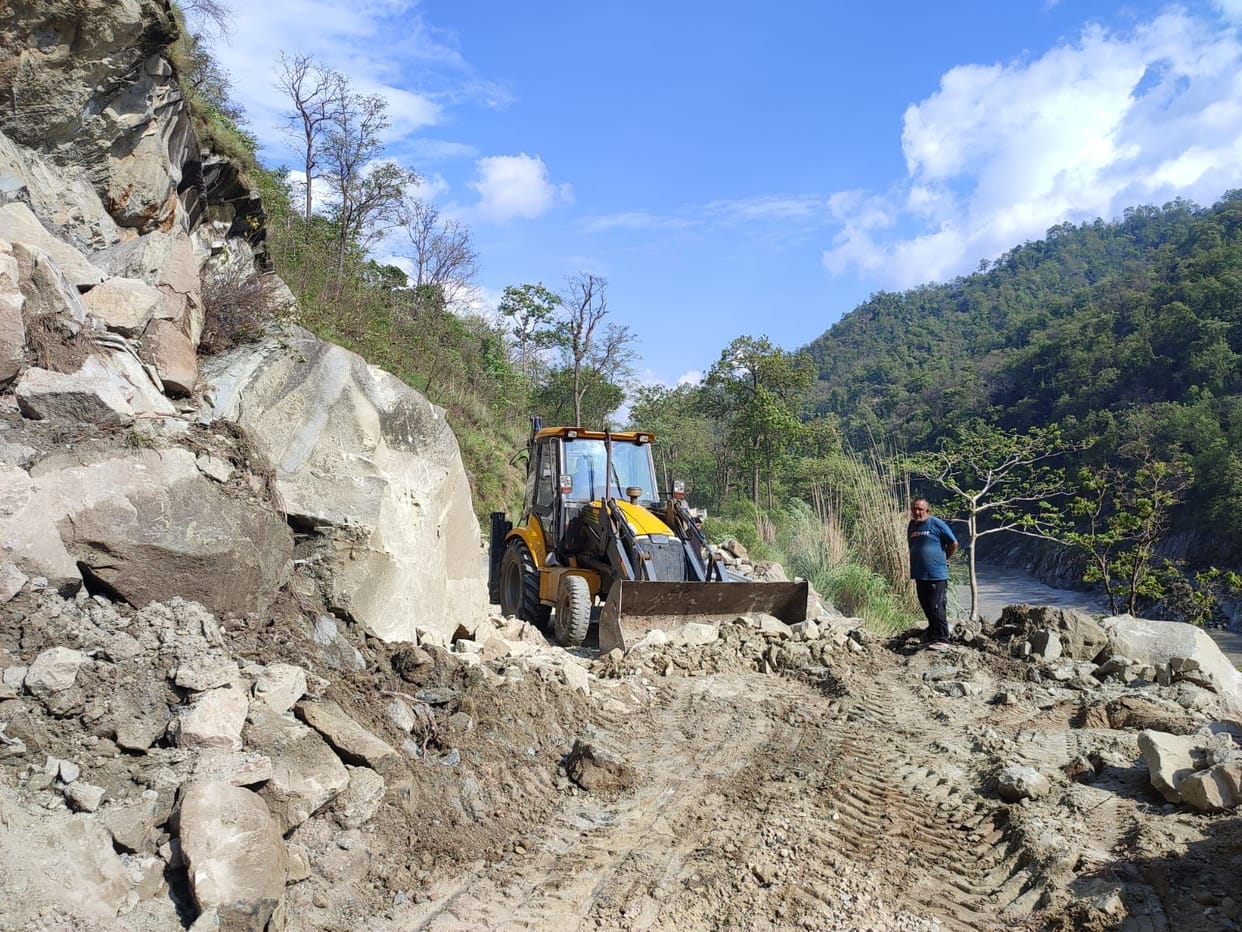 Debris removed, traffic restored on Tanakpur-Jauljibi road